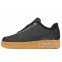 Кроссовки Мужские Nike Air Force 1 Winter Black Yellow Nubuck